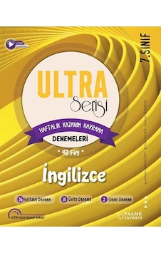 Palme 7.sınıf Ultra İngilizce Haftalık Kazanım Kavrama Denemeleri Palme 7.sınıf Ultra İngilizce Haftalık Kazanım Kavrama Denemeleri