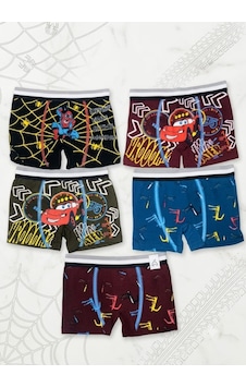 Erkek Çocuk Renkli Pamuklu Boxer 5 ' Li Paket Karışık Çok Renkli Erkek Çocuk Renkli Pamuklu Boxer 5 ' Li Paket Karışık Çok Renkli