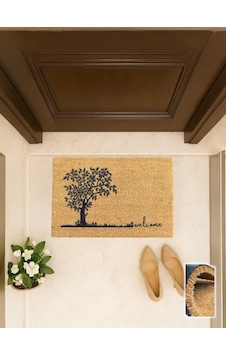 Quercia 40x60 Cm, Meşe Yaprağı Desenli Kapı Önü Koko Paspası Doğa Temalı, Kaymaz Taban Açık Kahverengi Quercia 40x60 Cm, Meşe Yaprağı Desenli Kapı Önü Koko Paspası Doğa Temalı, Kaymaz Taban Açık Kahverengi