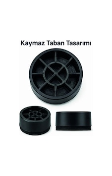 4 Adet Kaymaz Çamaşır Makinesi Ayak Altlığı 4 Adet Kaymaz Çamaşır Makinesi Ayak Altlığı