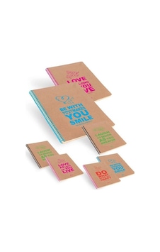Keskin Color A6 80 Yp. Çizgili Funky Sert Kapak Defter