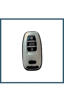 Bezos Audi A4-a5-a6-a7-q5-q7 Sustasız Uyumlu Silikon Oto Anahtar Kumanda Kabı Kılıf Gri Ob Bezos Audi A4-a5-a6-a7-q5-q7 Sustasız Uyumlu Silikon Oto Anahtar Kumanda Kabı Kılıf Gri Ob