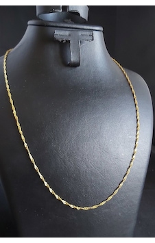 925 Ayar Gümüş 24 Ayar Altın Kaplama Singapur Zincir Gold 925 Ayar Gümüş 24 Ayar Altın Kaplama Singapur Zincir Gold
