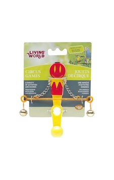 Living World Denge Çubuğu Kuş Oyuncağı Kırmızı Sarı Living World Denge Çubuğu Kuş Oyuncağı Kırmızı Sarı