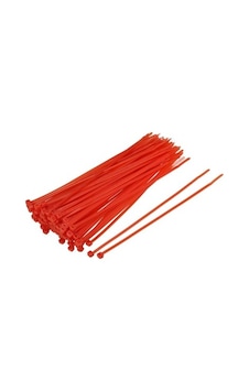 2.5X100Mm 10Cm Plastik Renkli Kablo Bağı 100 Adet Cırt Kelepçe Kirmizi 100 Adet 2.5X100Mm 10Cm Plastik Renkli Kablo Bağı 100 Adet Cırt Kelepçe Kirmizi 100 Adet