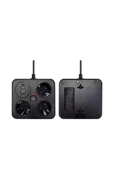 Enerji Kabloları Akım Korumalı Anahtarlı Priz - 3x Priz - 2x Usb - 2x Type-c - 2 Mt Kablo Hızlı Şarj Özellikli Siyah Enerji Kabloları Akım Korumalı Anahtarlı Priz - 3x Priz - 2x Usb - 2x Type-c - 2 Mt Kablo Hızlı Şarj Özellikli Siyah