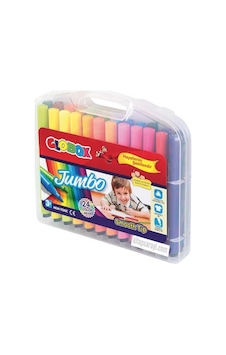 Globox Jumbo Keçeli Kalem 24'lü Renkli Kalem Seti Çocuklar İçin 24 Farklı Renk Karışık Globox Jumbo Keçeli Kalem 24'lü Renkli Kalem Seti Çocuklar İçin 24 Farklı Renk Karışık
