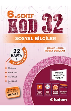 6. Sınıf Sosyal Bilgiler Kod 32 6. Sınıf Sosyal Bilgiler Kod 32