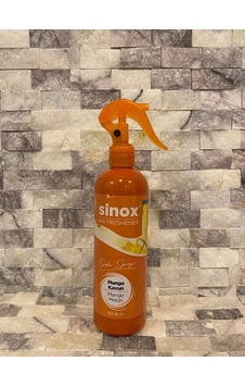 Sinox Air Freshener Mango Kavun Ortam Kumaş ve Oda Kokusu 350 ML Sinox Air Freshener Mango Kavun Ortam Kumaş ve Oda Kokusu 350 ML