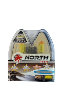 Northtech 9006 HB4 Oto Far Ampulü 12V Limon Sarı Işık 55W