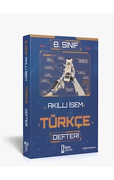 2025 Akıllı İsem 8. Sınıf Türkçe Akıllı Defter