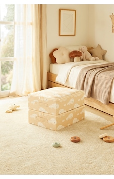Ocean Home Textile 2'li Çocuk Odası Sevimli Balina Destekli Kutu Hurç Set 31 X 38 X 12 Cm Bej Ocean Home Textile 2'li Çocuk Odası Sevimli Balina Destekli Kutu Hurç Set 31 X 38 X 12 Cm Bej