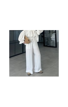 Die&more Belden Bağcıklı Pantolon Beyaz Beyaz Die&more Belden Bağcıklı Pantolon Beyaz Beyaz