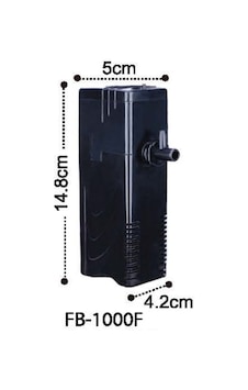 Dophin - 43 - İç Filtre - Csmo-tex - 300 L/h Dophin - 43 - İç Filtre - Csmo-tex - 300 L/h