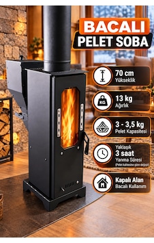 Ziraisepet Firebox Kapalı Alan Pelet Soba