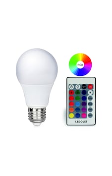 Rgb Led Ampül 220v 9w E27 Kumandalı Ledolet