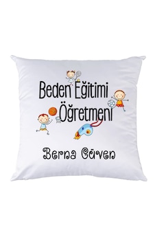 Beden Eğitimi Öğretmenine Öğretmenler Günü Hediyesi Isimli Yastık Beden Eğitimi Öğretmenine Öğretmenler Günü Hediyesi Isimli Yastık