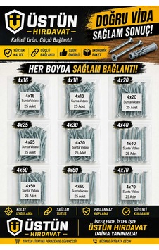 Sunta Vida Paketi 4x16 4x18 4x20 4x25 4x30 4x40 4x50 4x60 4x70 Diğer Sunta Vida Paketi 4x16 4x18 4x20 4x25 4x30 4x40 4x50 4x60 4x70 Diğer
