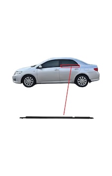 Toyota Corolla Çıta Cam Sıyırıcı Fitil Arka Dış Sol 2007-2012 Toyota Corolla Çıta Cam Sıyırıcı Fitil Arka Dış Sol 2007-2012