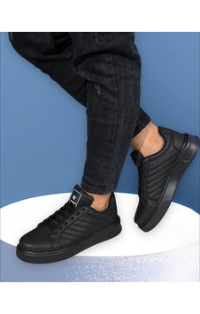 Sneakers Bağcıklı Casual Erkek Ayakkabı Legan-018 Siyah Sneakers Bağcıklı Casual Erkek Ayakkabı Legan-018 Siyah