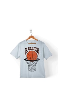 Baller Basketball Basketbol Nba Basketçi Üçlük Çocuk Tişört 001 Baller Basketball Basketbol Nba Basketçi Üçlük Çocuk Tişört 001
