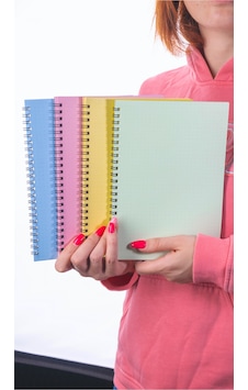 Dream Notes 4 Farklı Renk Noktalı A5 Defter Seti Sarı - Pembe - Mavi - Yeşil