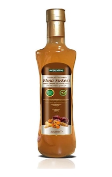 Aksu Vital Zerdeçal Ekstraktlı Elma Sirkesi Cam 500 ML Aksu Vital Zerdeçal Ekstraktlı Elma Sirkesi Cam 500 ML