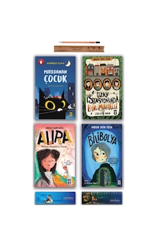 İlk Genç Timaş Uzay İstasyonunda Bir Mahalle - Aura - Bilibolya - Mırıldanan Çocuk Set 4 Kitap İlk Genç Timaş Uzay İstasyonunda Bir Mahalle - Aura - Bilibolya - Mırıldanan Çocuk Set 4 Kitap