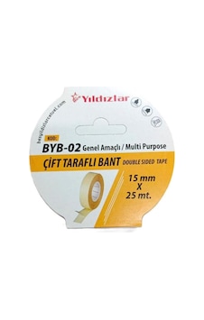 Yıldızlar Byb-02 Çift Tarafli Filmik Bant 15 Mm 25 Mt Yıldızlar Byb-02 Çift Tarafli Filmik Bant 15 Mm 25 Mt