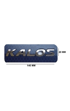 Arka Bagaj Yazı ''kalos'' Büyük Chevrolet Kalos Arka Bagaj Yazı ''kalos'' Büyük Chevrolet Kalos