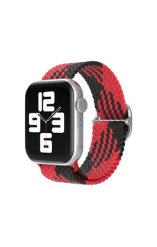 Watch 22mm Kordon Saat Değildir - Kırmızı-siyah Watch 22mm Kordon Saat Değildir - Kırmızı-siyah