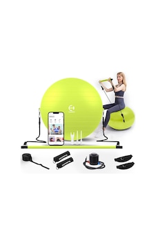 Champya İthal Premium Pilates Seti Yoga Fitness Pilates Topu Direnç Lastiği Pilates Barı Seti Yeşil Champya İthal Premium Pilates Seti Yoga Fitness Pilates Topu Direnç Lastiği Pilates Barı Seti Yeşil