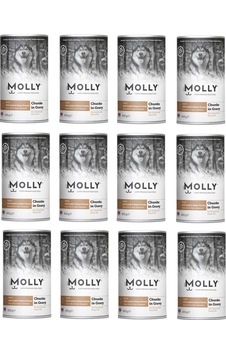 Molly Kuzu Etli Ve Patatesli Soslu Köpek Konservesi 400 G X 12 Adet Molly Kuzu Etli Ve Patatesli Soslu Köpek Konservesi 400 G X 12 Adet
