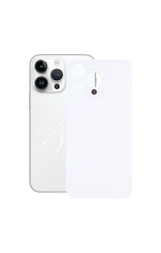 Rogfer Apple Uyumlu iPhone 14 Pro İçin Kolay Değiştirme Büyük Kamera Deliği Cam Arka Pil Kapağı Gümüş Gümüş Gümüş Rogfer Apple Uyumlu iPhone 14 Pro İçin Kolay Değiştirme Büyük Kamera Deliği Cam Arka Pil Kapağı Gümüş Gümüş Gümüş
