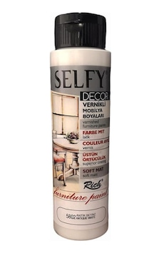 Rich Selfy Decor Vernikli Boya 500cc Antik Beyaz 5802 Rich Selfy Decor Vernikli Boya 500cc Antik Beyaz 5802