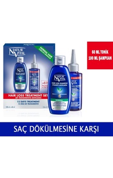 Natur Vital Hair Loss Treatment Tonik 60ml+100ml Şampuan Normal