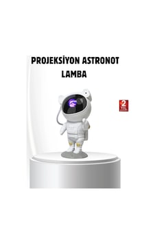 Ers Bluetooth Müzikli Astronot Projeksiyon Lambası Yıldız Ve Ay Efektli Ers Bluetooth Müzikli Astronot Projeksiyon Lambası Yıldız Ve Ay Efektli