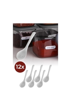 Vienev 12li Baharat Kaşığı Beyaz
