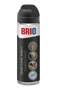 Brio İşaretleme Spreyi Endüstriyel 500 Ml Siyah
