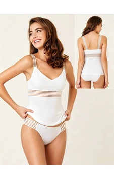 Pierre Cardin Atlet & Slip Kadın İç Giyim Takımı Ekru