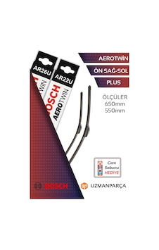 Bosch 3397008539+3397008537 650 Mm + 550 Mm Muz Tipi Aerotwin Ön Silecek Seti Bosch 3397008539+3397008537 650 Mm + 550 Mm Muz Tipi Aerotwin Ön Silecek Seti
