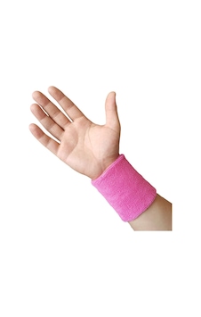 Sporcu Havlu El Bilekliği Ekonomik Bileklik Pembe Sporcu Havlu El Bilekliği Ekonomik Bileklik Pembe