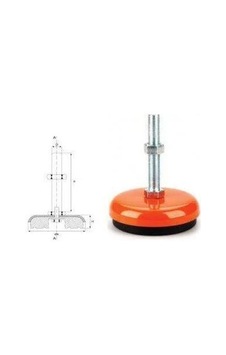 160 Lık M20x100 Tezgah Tamponu Bombeli Statik Boyalı