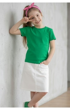 Kiagu Yeşil Kısa Kol Basic T-shirt- Terletmeyen Esnek Kumaş Pamuklu Mevsimlik Yeşil Kısakol Kız Çocuk Tsort Yeşil - 896854157 Yeşil Kiagu Yeşil Kısa Kol Basic T-shirt- Terletmeyen Esnek Kumaş Pamuklu Mevsimlik Yeşil Kısakol Kız Çocuk Tsort Yeşil - 896854157 Yeşil