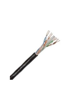 Recber Cat6 Dış Ortam Siyah Tam Bakır