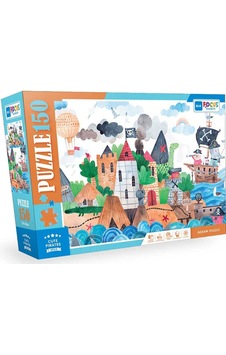 Blue Focus Cute Pirates Sevimli Korsanlar 150 Parça Puzzle Bf319