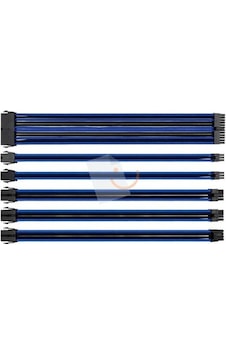 Thermaltake Ttmod Mavi-Siyah Güç Kaynağı Sleeved Kablo Seti 16 A Thermaltake Ttmod Mavi-Siyah Güç Kaynağı Sleeved Kablo Seti 16 A