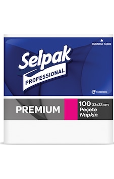 Selpak Professional Premium Peçete 100'lü 33 x 33 CM Selpak Professional Premium Peçete 100'lü 33 x 33 CM