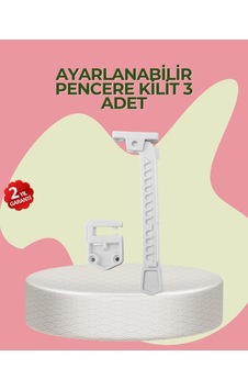 Cam Pencere Açılma Kilidi Kolay Montaj 3 Lü