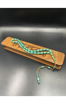 El Yapımı Şimşir Tespih 11x7 Mm